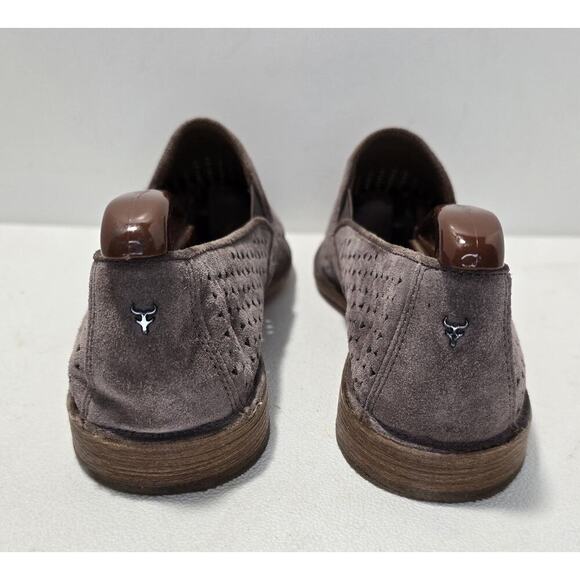 Women's Trask Ali Perforated TAUPE Suede Loafers Size 8.5 36-1554 NWOB - Picture 6 of 10